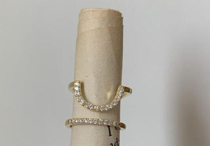 Alloy Geometry Nail Cap Ring Hand Decoration Joint Ring Jewelry